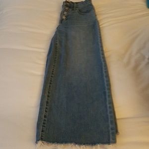 Madewell wide-leg crop jean